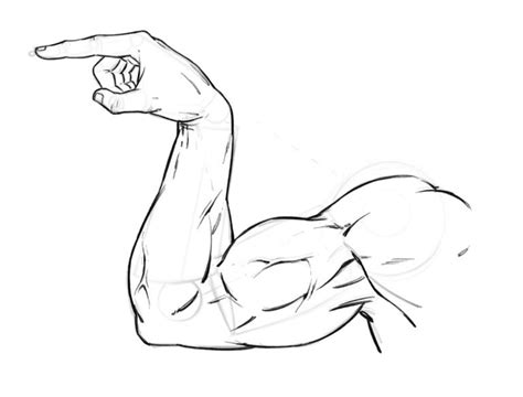 How To Draw A Muscular Arm Pose Step By Step Tutorial Ram Studios