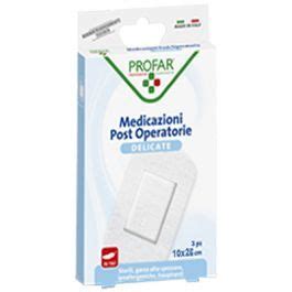 MEDICAZIONE POST OPERATORIA STERILE GARZA ANTIADERENTE 10X25 CM 3 PEZZI