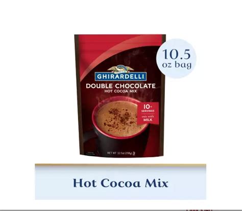 Ghirardelli Hot Cocoa Premium Double Chocolate 105 Oz New £7