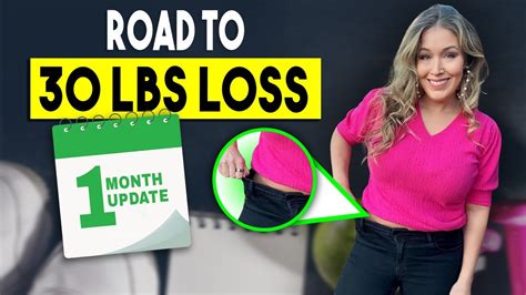 1 Month Weight Loss Update Youtube