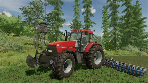 Case IH MAXXUM MX170 Beim Wiesen Striegeln Modding Welt