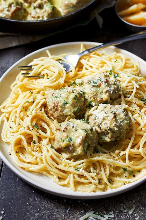 Creamy Chicken Meatballs Recipe — Eatwell101