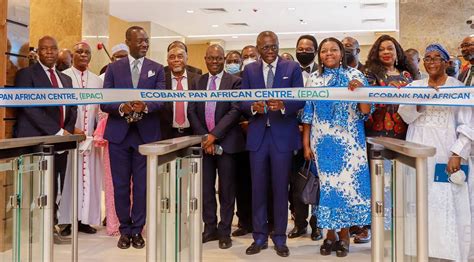 Lagos State Governor Unveils Ecobank Pan African Centre Lagos Panorama