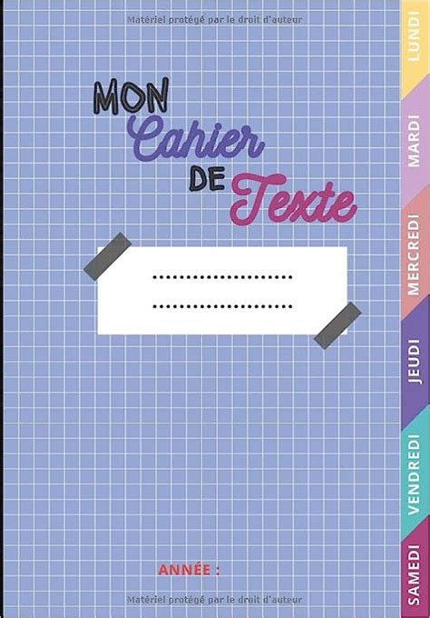 La Mesure Peignoir Nervure Agenda Ou Cahier De Texte Ce2 Croyez Pilier