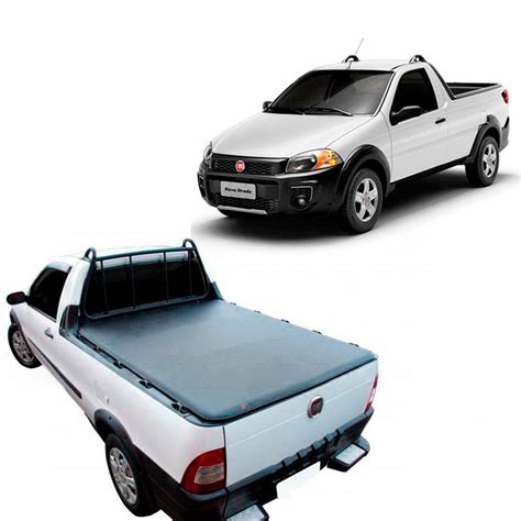 Capota Maritima Fiat Strada Cabine Simples 1998 A2013 Modelo Trek