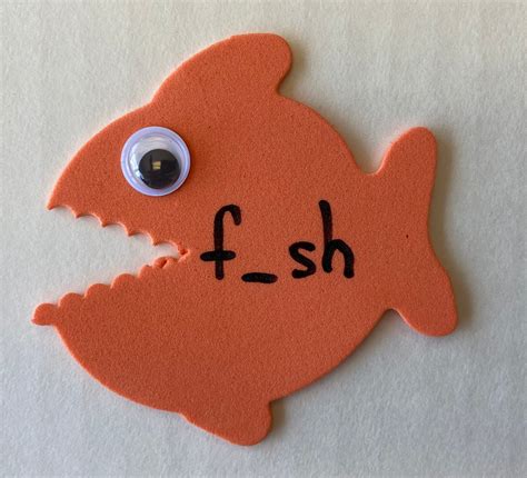 Fish Foam Assorted Color Creative Cut Outs 3” Creative Shapes Etc