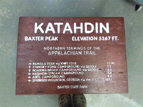 Katahdin Summit Scale Replica Sign. Hand Carved and Painted. - Etsy