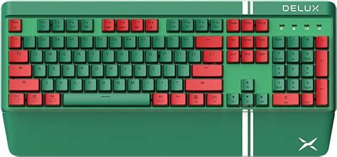 Wireless Gaming Keyboard Rgb Backlit Hot Swappable Mechanical Keys Ergonomic Design