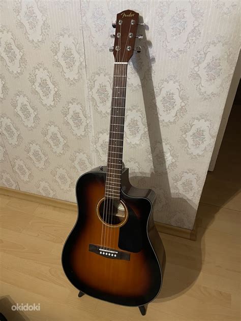 Акустическая гитара fender CD-60CE с сумкой - Tallinn, Гитары – okidoki
