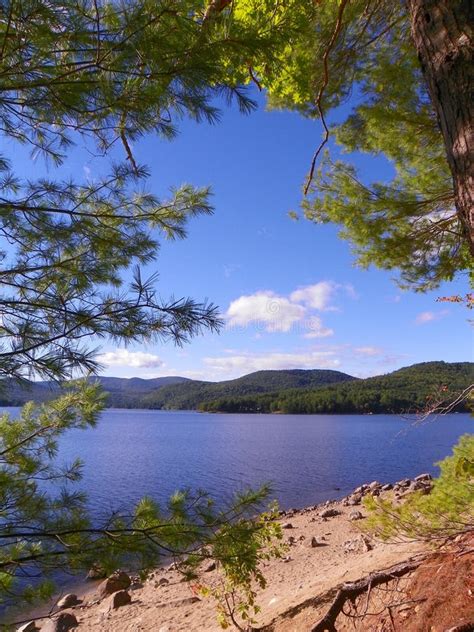 Sacandaga Lake In The Adirondacks Of New York State Stock Photo Image