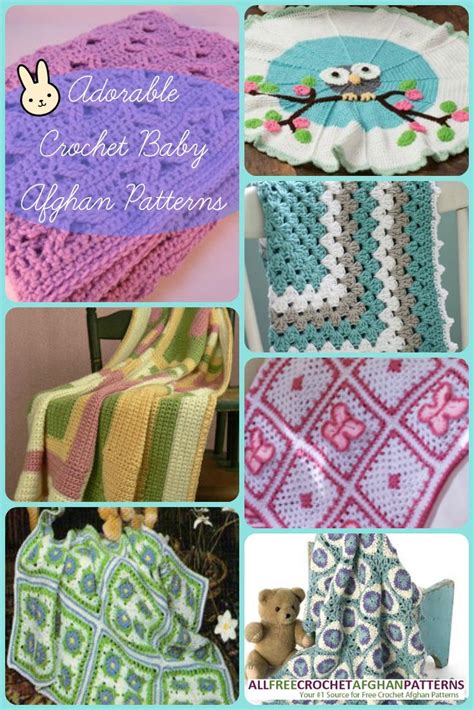 34 Adorable Crochet Baby Afghan Patterns | AllFreeCrochetAfghanPatterns.com