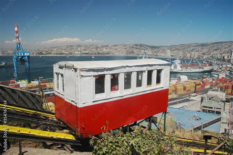 Valparaiso Chile sudamerica panoramica del Puerto De Valparaiso vista ... 
