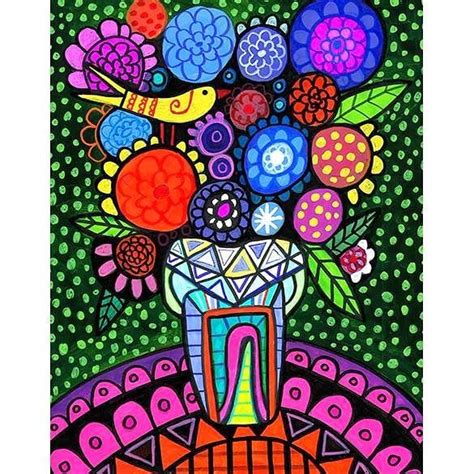 Colorful Tooth Vase Art by Heather Galler