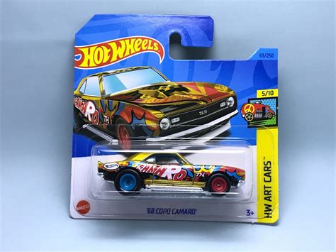 Hot Wheels 2023 Super Treasure Hunt Sth 68 Copo Camaro Hw Art Cars