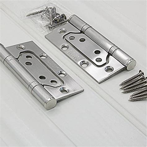 Ball Bearing Non Mortise Door Hinge Inch Stainless Steel Butterfly