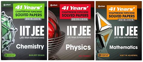 Buy 41 Years Chapterwise Topicwise Solved Papers 2019 1979 Iit Jee