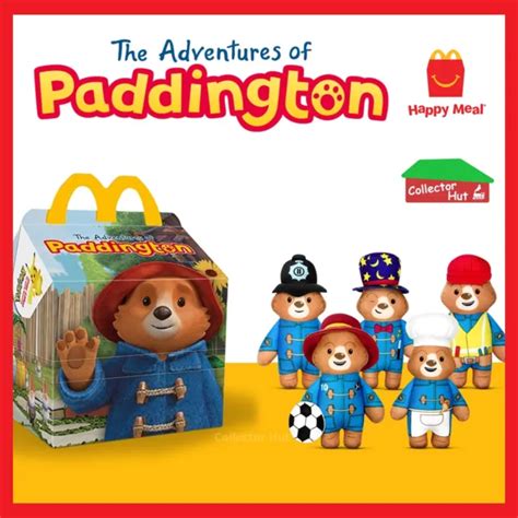 Mcdonald S Happy Meal The Adventures Of Paddington Plush Toys