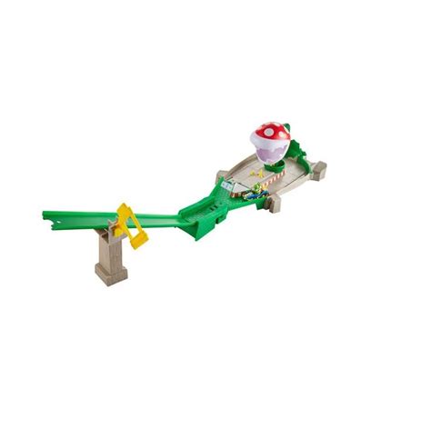 Figura Pista De Niveles Mario Kart Planta Piranha Hot Wheels Mattel Fanatic Point
