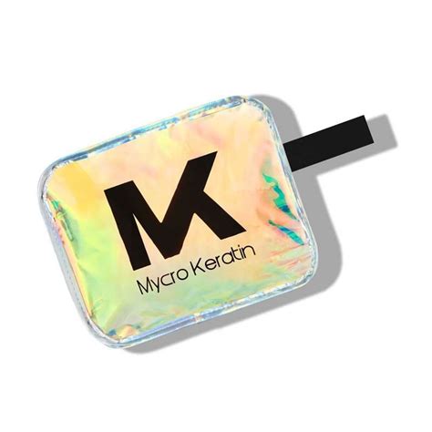 Mycro Keratin Holographic Makeup And Travel Bag Black Mycro Keratin