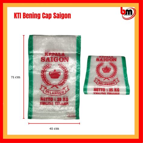 Jual Karung Beras Kg Kti Bening Cap Saigon Per Lembar Shopee