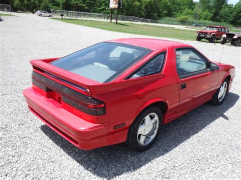 Dodge Daytona Hatchback 1991 Red For Sale 1B3XG74J1MG156701 1991 DODGE