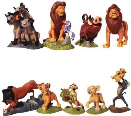 Pan I Pani Gadżet Zestaw Figurek Król Lew Simba Timon Pumba 9 Szt