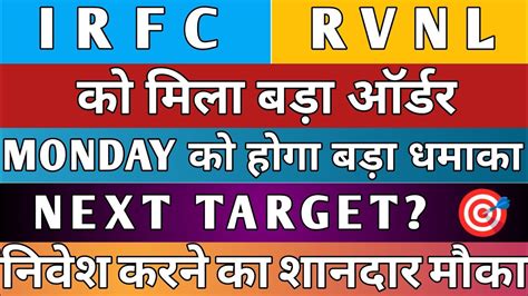 Irfc Share Irfc Share Latest News Irfc Share News Rvnl Share Latest