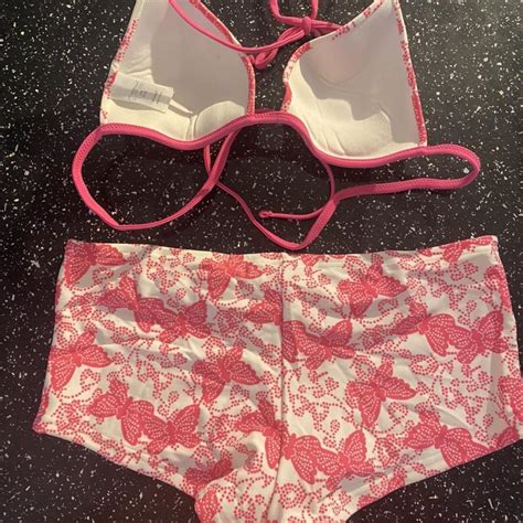 Butterfly Bikini Set Bottom Size 10 Top Size 8 Sun Depop
