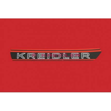 Adhesivo depósito KREIDLER derecho rojo Kreidler Original