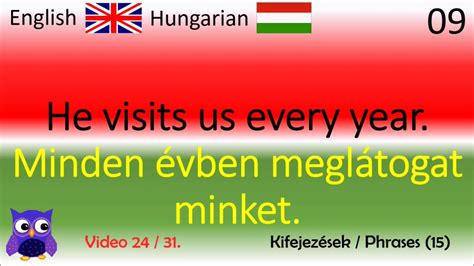 24 Kifejezések Phrases 15 Angol szavak és mondatok angol