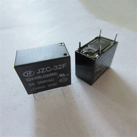 5Pcs HongFa JZC 32F 024 HS3 24VDC 10A 125VAC Power Relay 4 Pins EBay