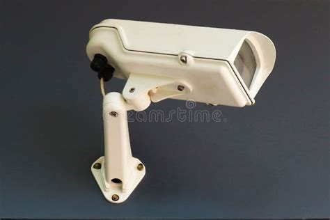 `Surveillance CCTV / Security Camera` on the Wall Stock Image - Image ...