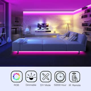 Led Light Strip Rgb Waterproof Light 2835 Remote Controler Remote