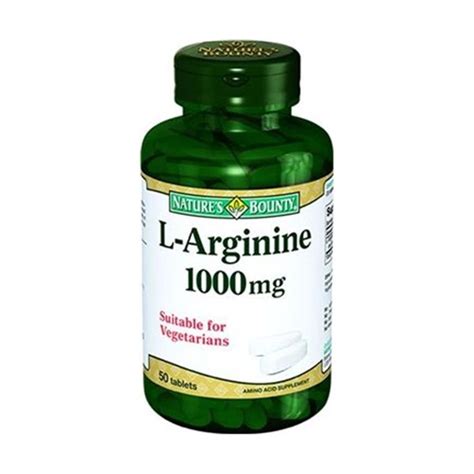 Nature S Bounty L Arginine Mg Tablet