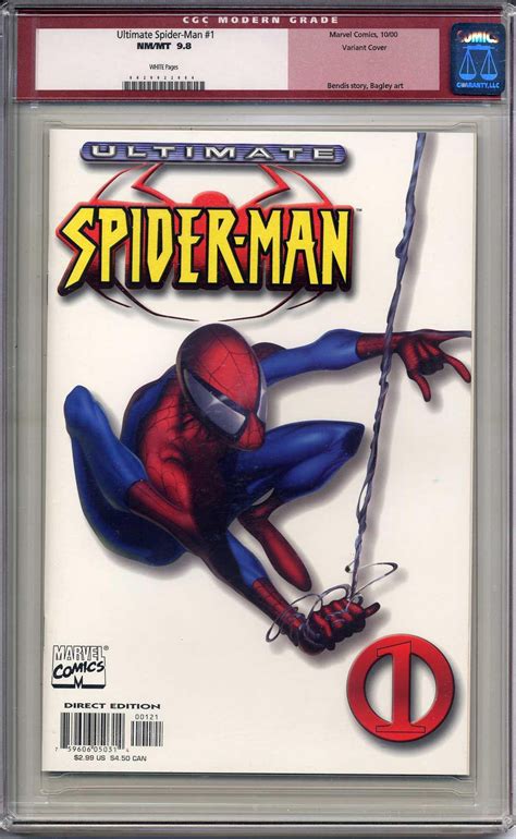 Ultimate Spider Man Cgc White Variant Cover White Pages Comics