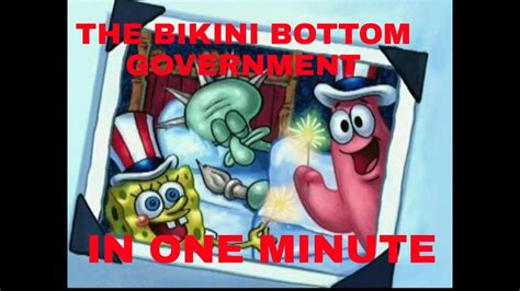 Spongebob Squarepants Bikini Bottom Government In One Minute