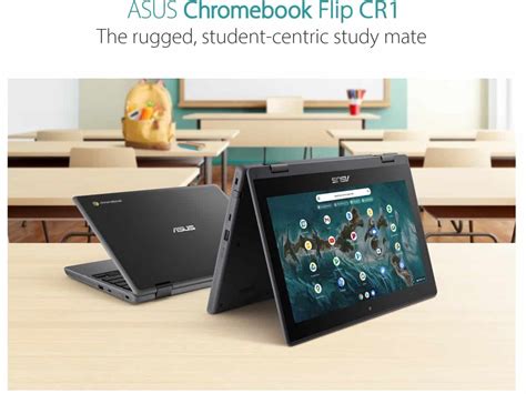 Asus Chromebook Flip Cr Touch Rugged Student Laptop N Gb