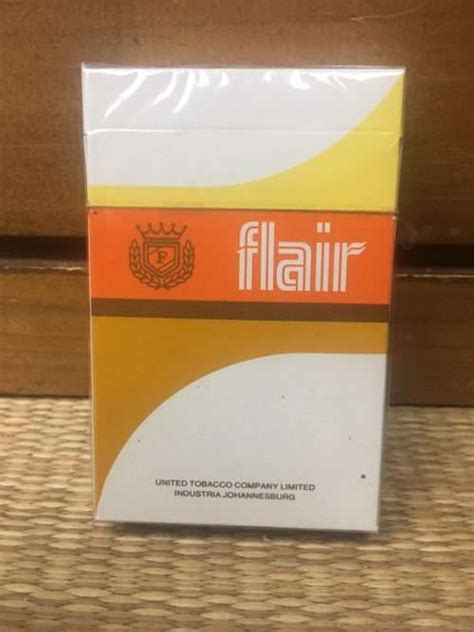 Flair Ultra Mild Cigarette Hard Pack Made In South Africa Danly S