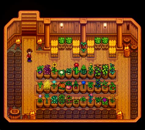 I Ve Turned My Cellar Into A Crop Exhibit StardewValley Stardew Farms