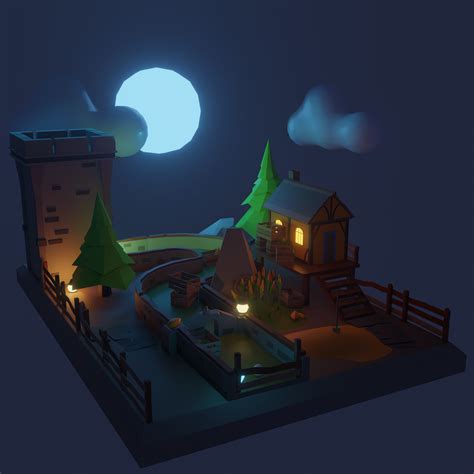 Artstation Mini Golf Courseold Towergame Level