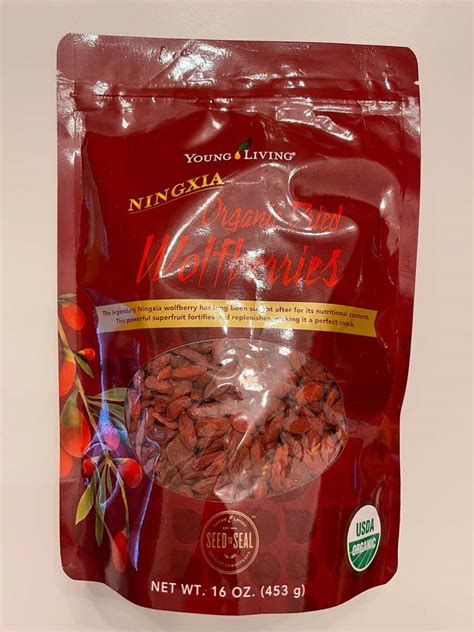 Young Living Ningxia Organic Dried Wolfberries Essential Oil Life