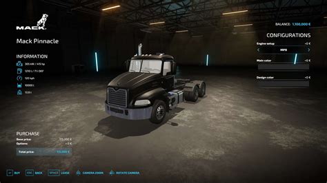 Mack Pinnacle V1 0 FS22 Mod Farming Simulator 22 Mod