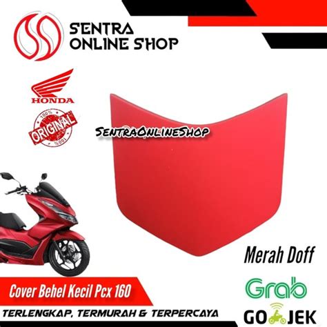 Jual Cover Behel Stop Kecil Merah Doff Dop Pcx 160 Original Di Lapak