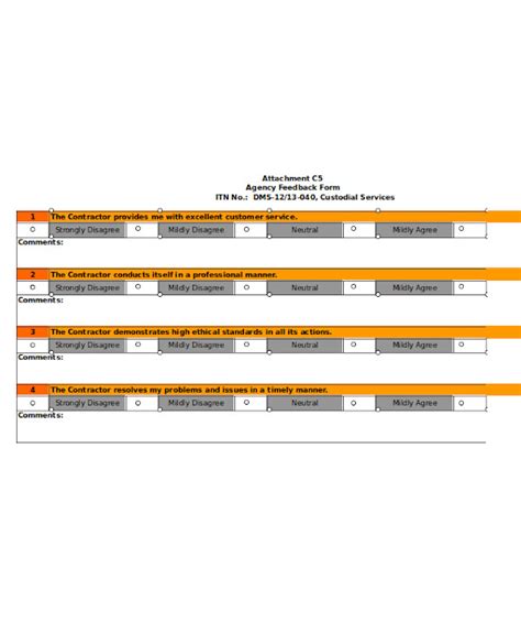 Free 27 Sample Student Feedback Forms In Pdf Ms Word Excel