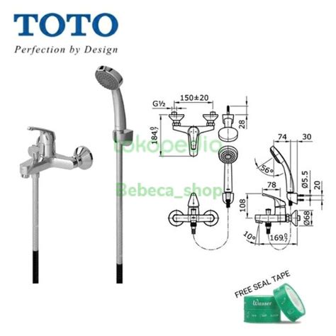 Jual Kran Bath Shower Toto Tx Sdn Hot Cold Jakarta Selatan Bebecashop Tokopedia