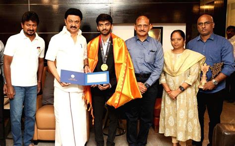 Tamil Nadu Chief Minister M K Stalin Greets Grandmaster D Gukesh For