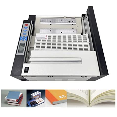 Intsupermai Full Auto Glue Book Binding Machine A Hot Melt Desktop