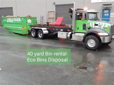 40 Yard Bin Rental In Burnaby Bc Eco Bins Disposal Rental Recycling