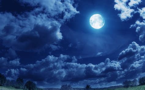 Full Moon Sky Clouds Moon Hd Wallpaper Rare Gallery