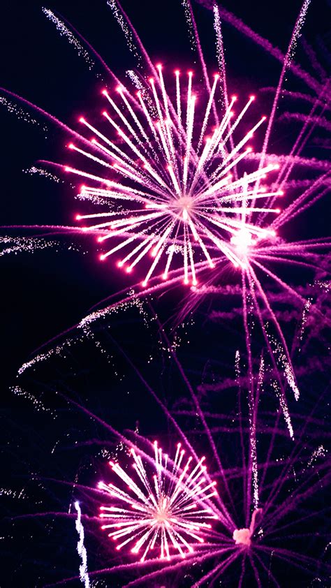 Fireworks 4K Wallpaper For iPhone